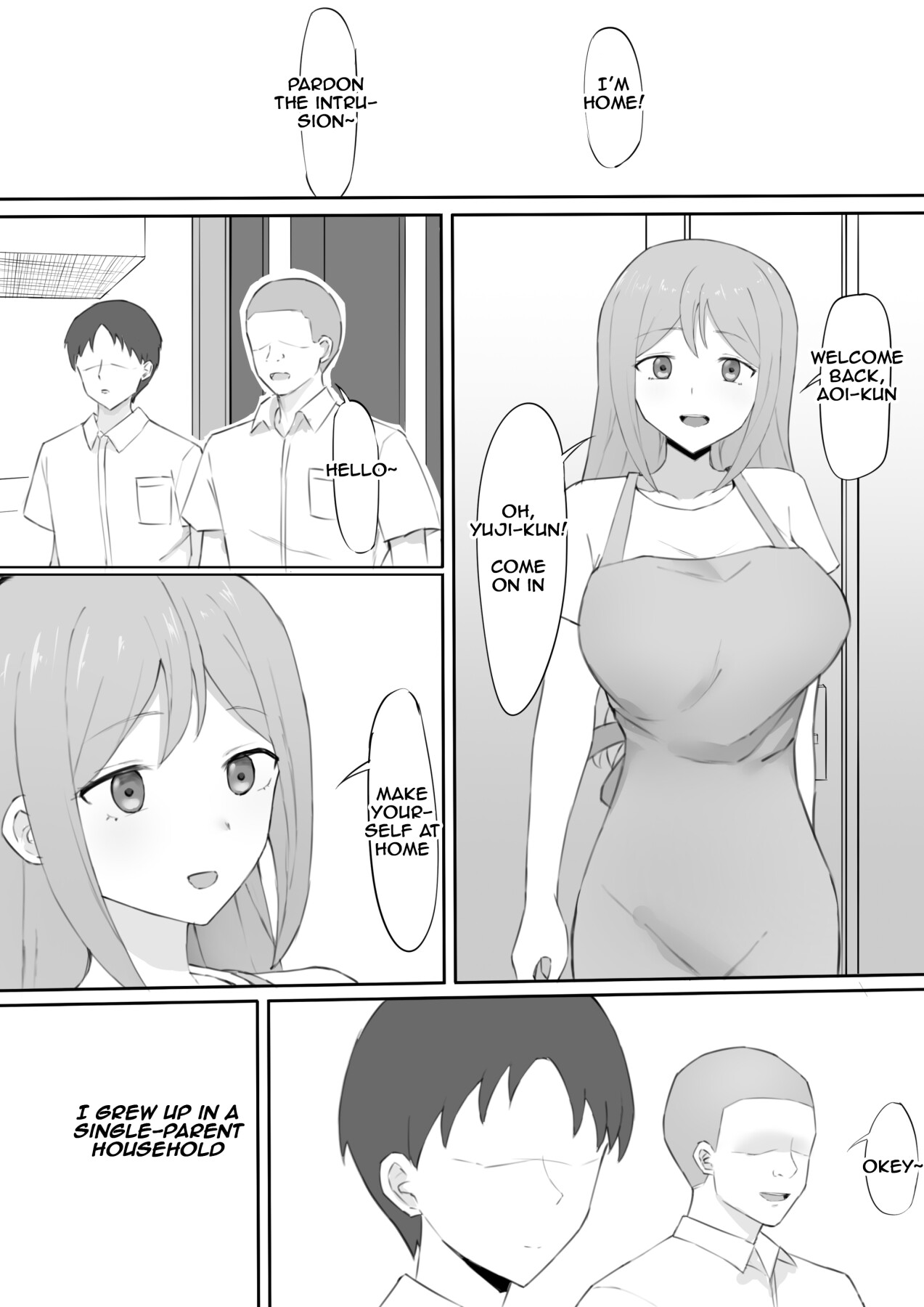 Hentai Manga Comic-Blackmailed Mother-Read-2